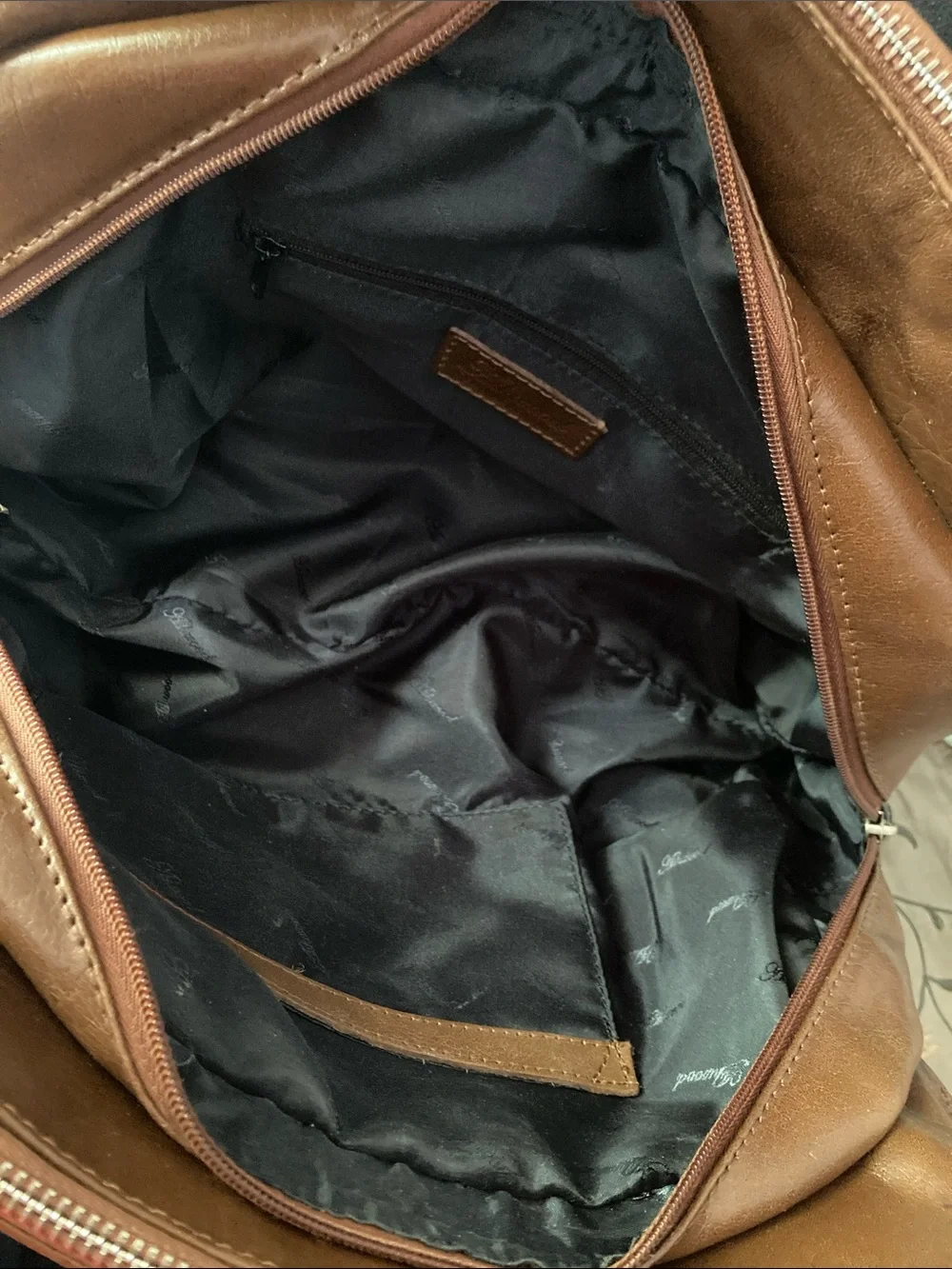Brown Leather Satchel Handbag - Elegant Everyday Carry